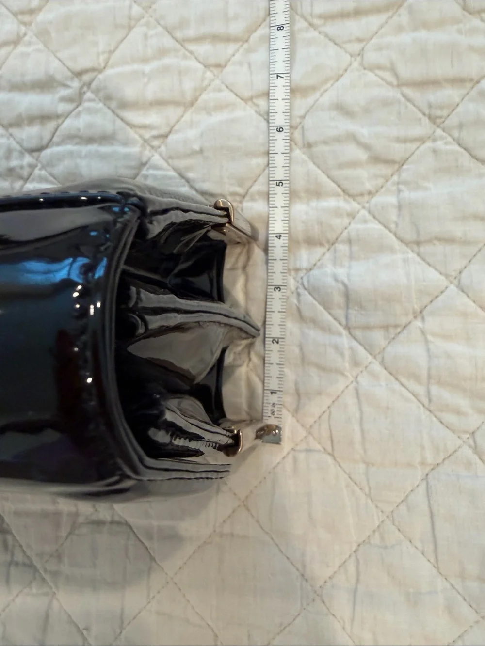 Rachel Zoe Charlotte Patent Leather Clutch.